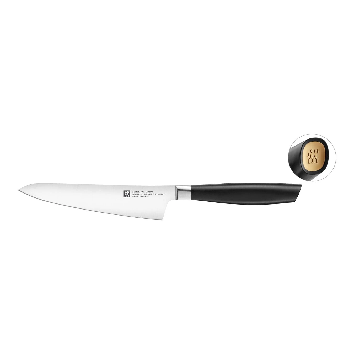 Zwilling Kochmesser Compact 14 Cm, Gold Matt 1 Zwilling Kochmesser Compact 14 Cm, Gold Matt