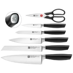 Zwilling Messerblockset Mit KiS Technologie 7-tlg, Weiß -Zwilling 33780500 1 silver