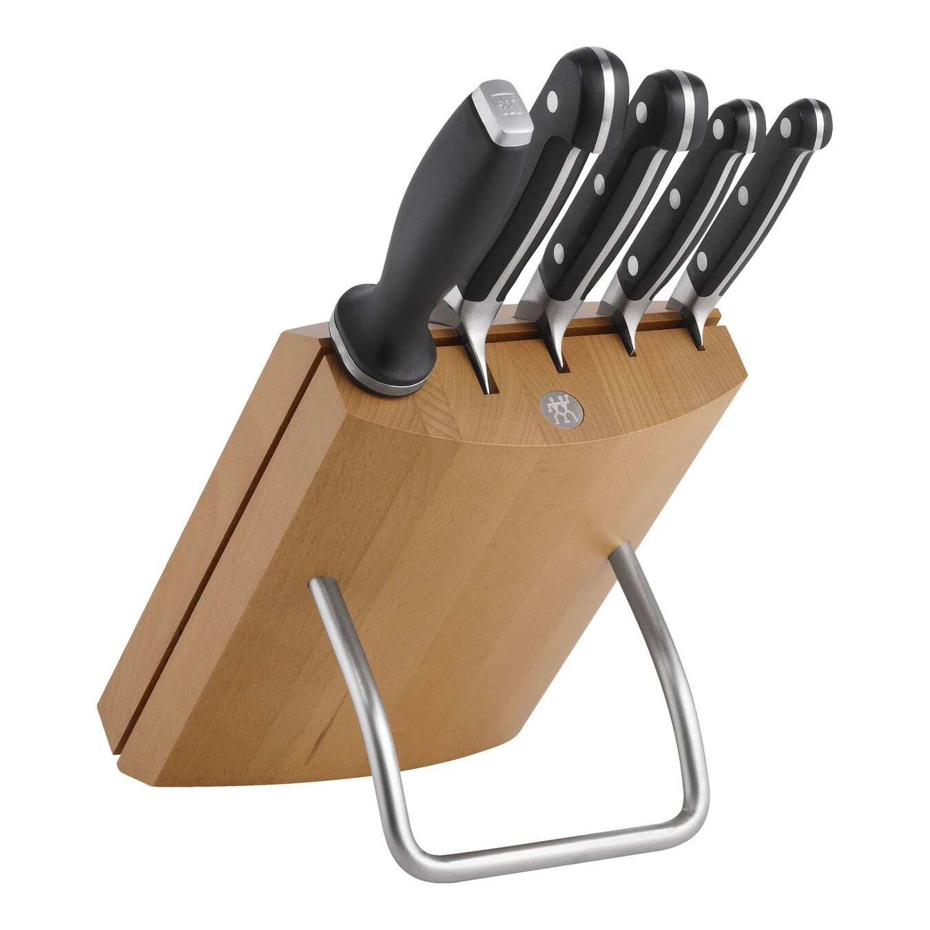 Zwilling Messerblockset 6-tlg, Natur 1 Zwilling Messerblockset 6-tlg, Natur